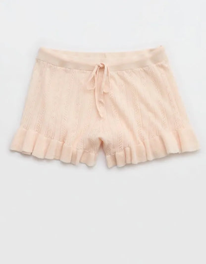 Aerie x Emily + Meritt Pointelle Sweater Short