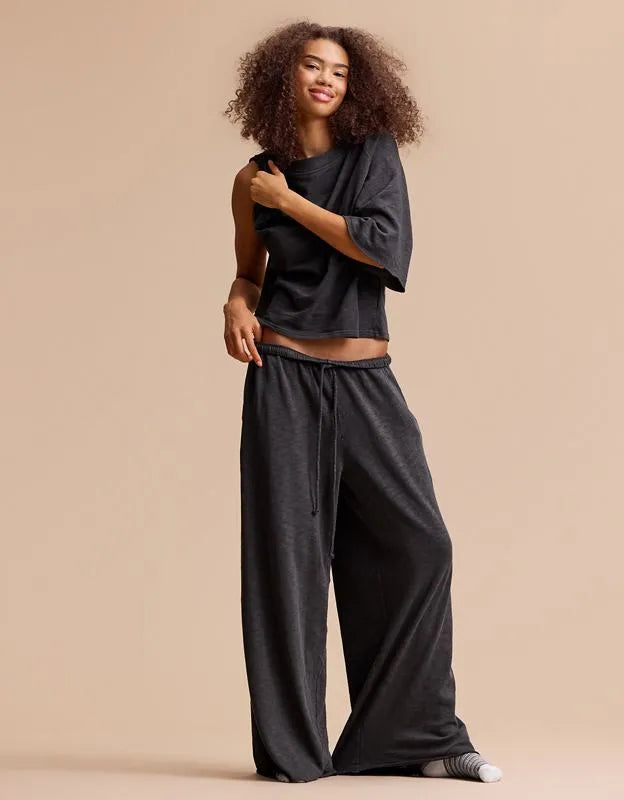 Aerie It's Casual Knit Slub Trouser