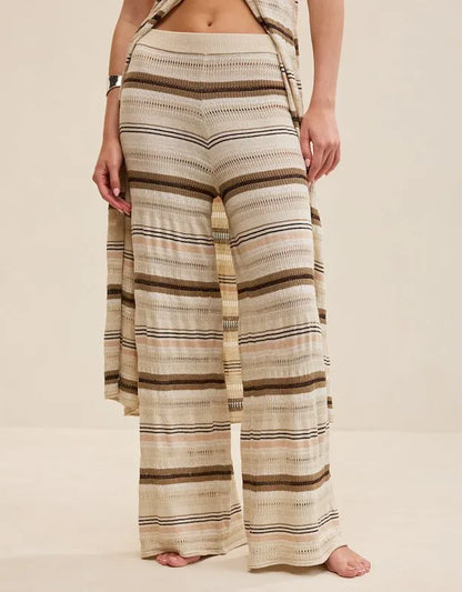 Aerie Open Knit Shimmer Pant