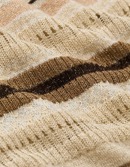 Aerie Open Knit Shimmer Pant