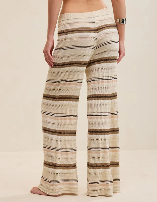 Aerie Open Knit Shimmer Pant