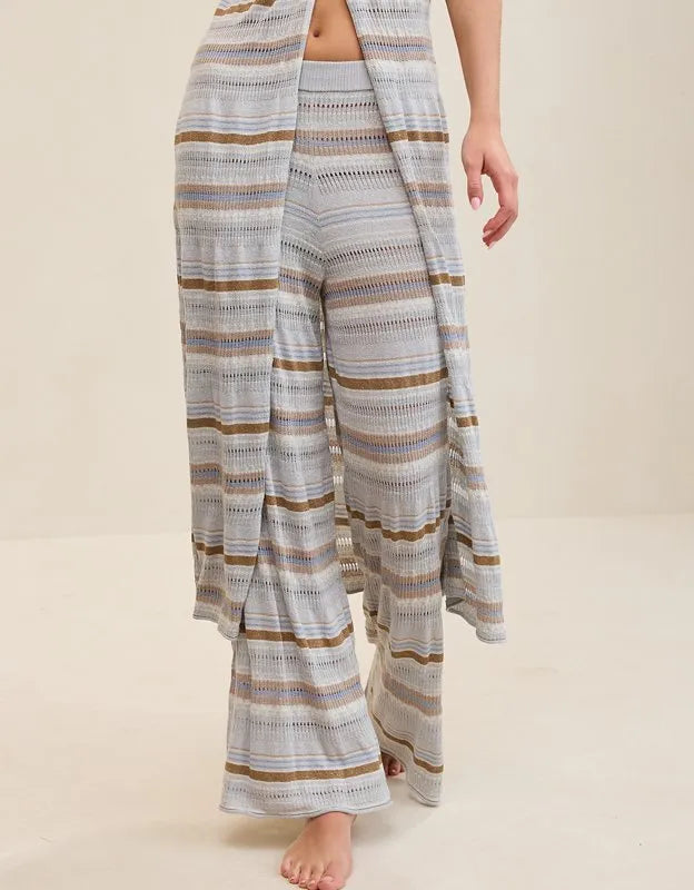 Aerie Open Knit Shimmer Pant