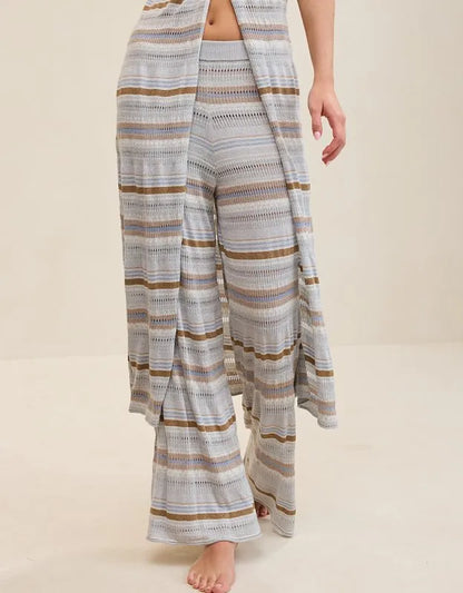 Aerie Open Knit Shimmer Pant