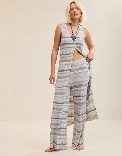 Aerie Open Knit Shimmer Pant