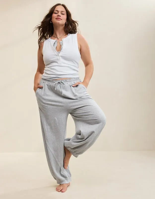 Aerie Unwind Waffle Jogger