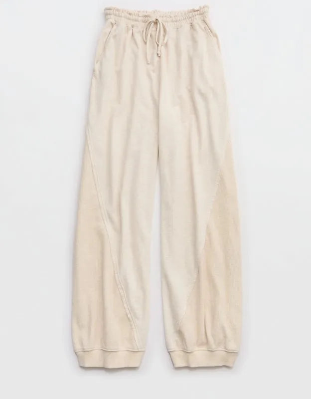 Aerie Unwind Waffle Jogger