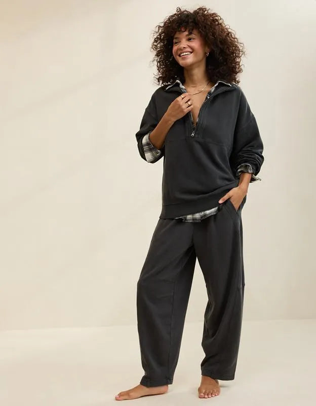 Aerie Oh Zip! Barrel Pant