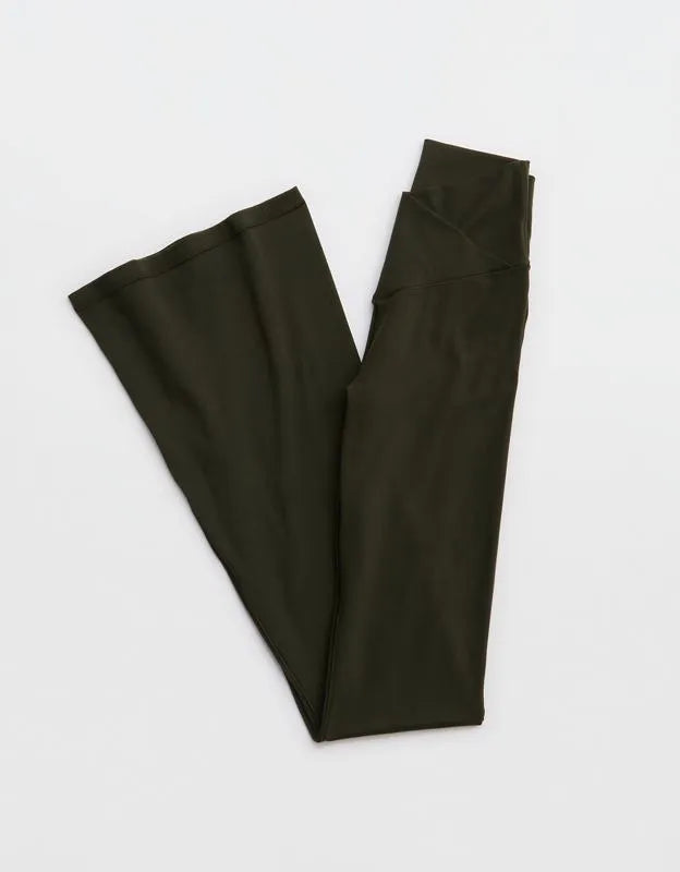 OFFLINE By Aerie Real Me High Waisted Crossover Flare Legging