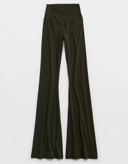 OFFLINE By Aerie Real Me High Waisted Crossover Flare Legging