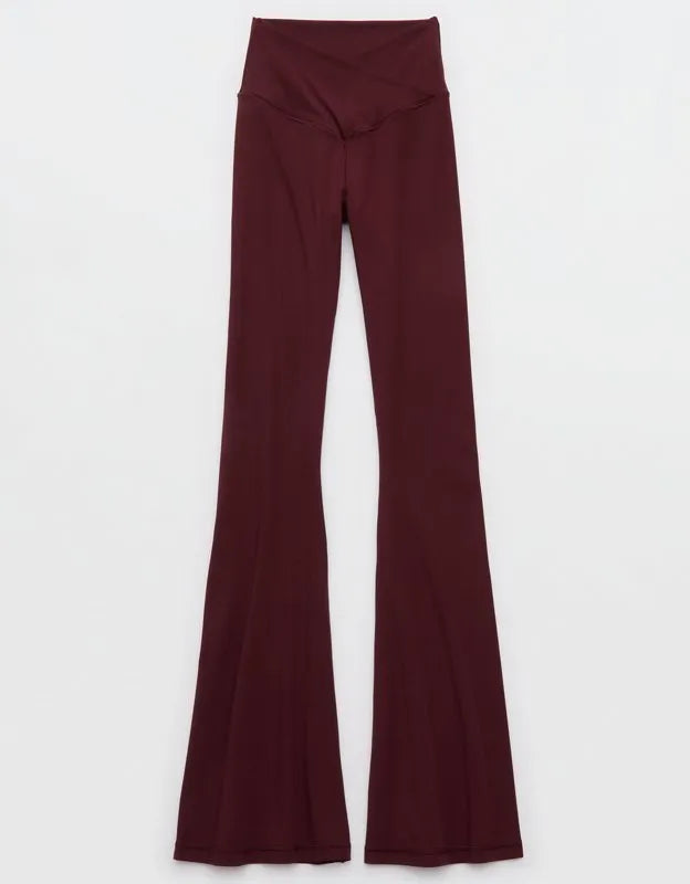 OFFLINE By Aerie Real Me High Waisted Crossover Flare Legging