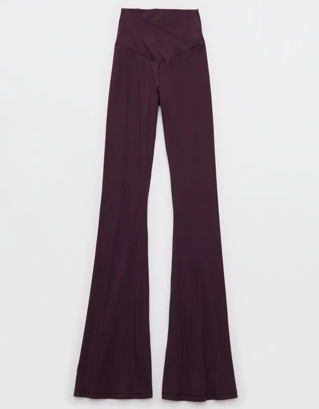 OFFLINE By Aerie Real Me High Waisted Crossover Flare Legging