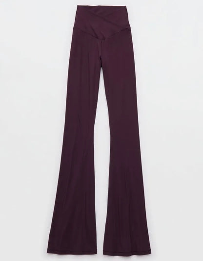 OFFLINE By Aerie Real Me High Waisted Crossover Flare Legging