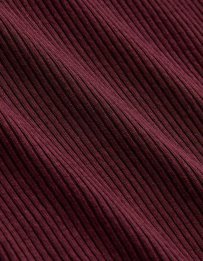 OVERSLEPT by Aerie Real Soft Rib Midi Skirt