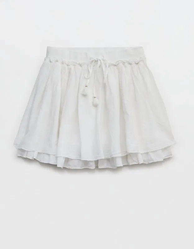 Aerie Gauze Mini Skirt
