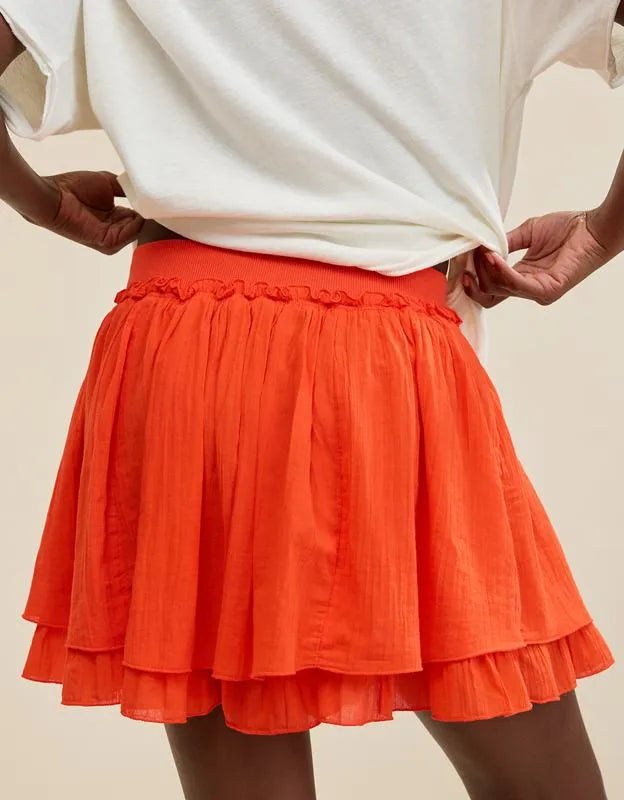 Aerie Gauze Mini Skirt