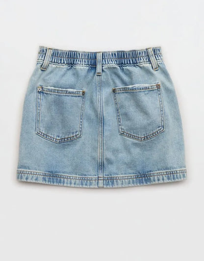 Aerie Daydream Denim Mini Skirt