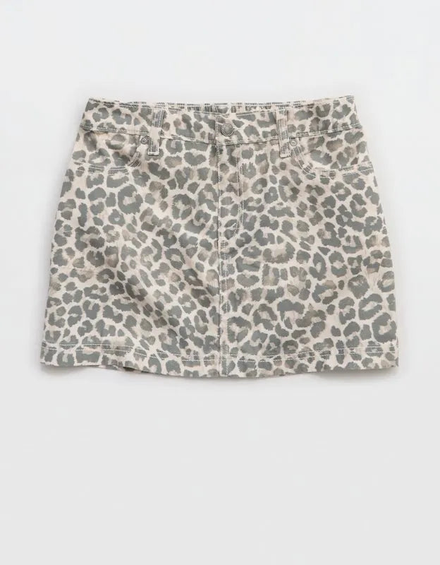 Aerie Daydream Denim Mini Skirt