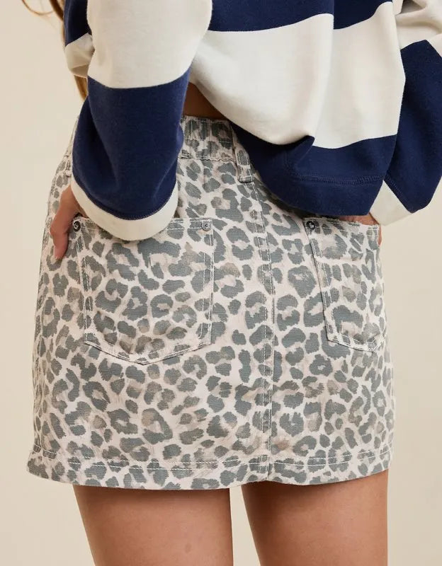 Aerie Daydream Denim Mini Skirt