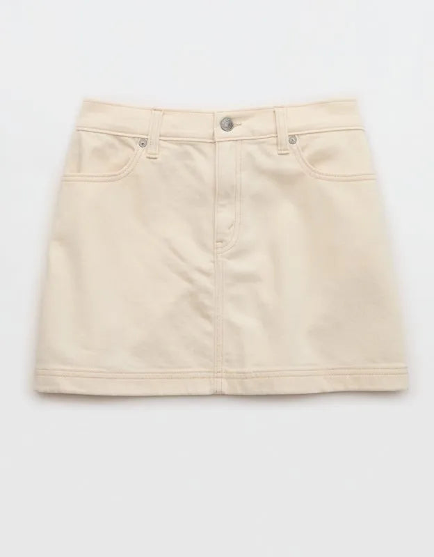 Aerie Daydream Denim Mini Skirt
