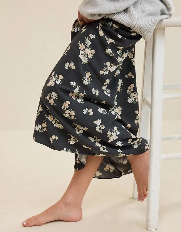 Aerie Happy & Drapey Maxi Skirt