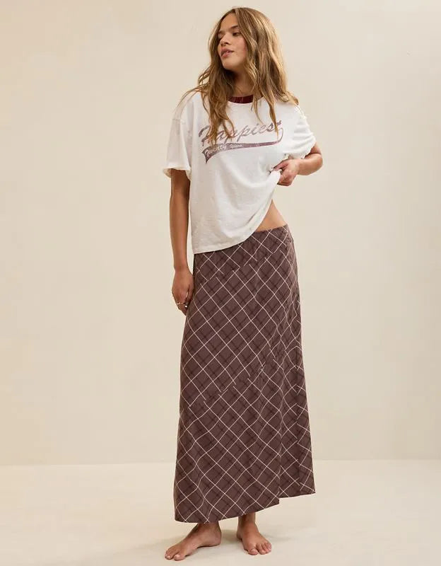 Aerie Happy & Drapey Maxi Skirt