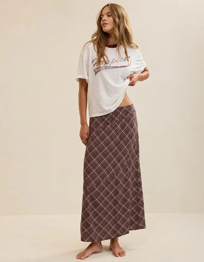 Aerie Happy & Drapey Maxi Skirt