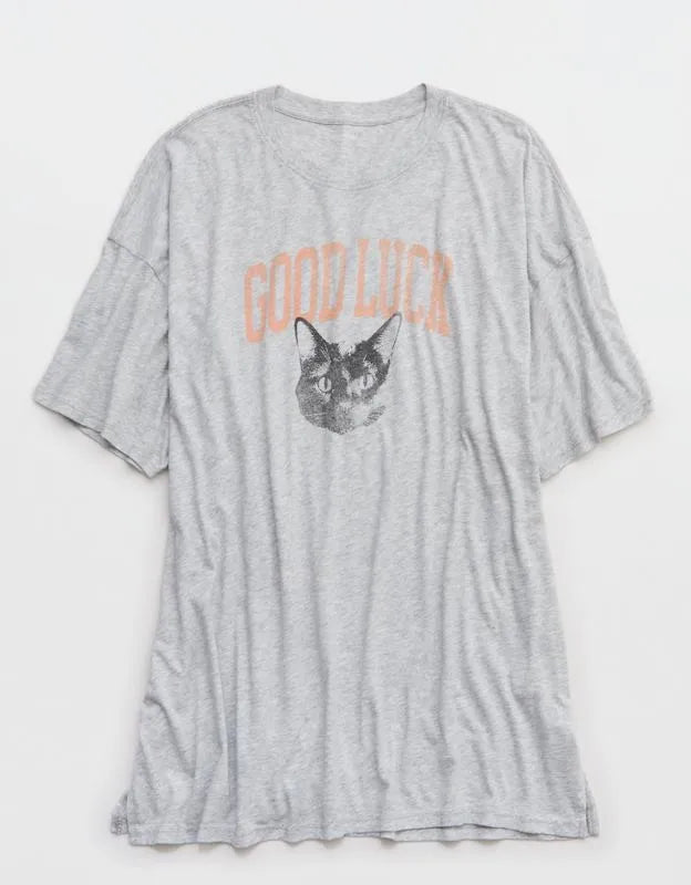 OVERSLEPT by Aerie Sleep Happens Night Tee