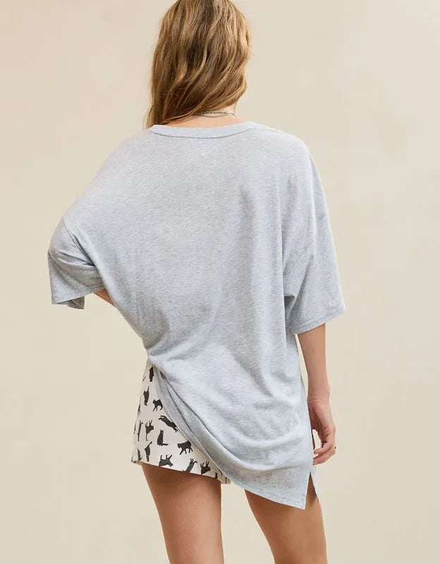 OVERSLEPT by Aerie Sleep Happens Night Tee