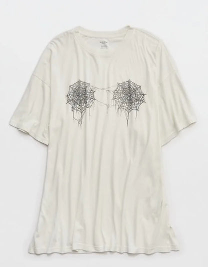 OVERSLEPT by Aerie Sleep Happens Night Tee