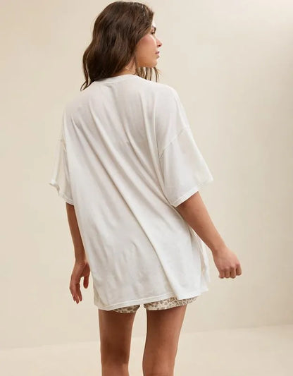OVERSLEPT by Aerie Sleep Happens Night Tee