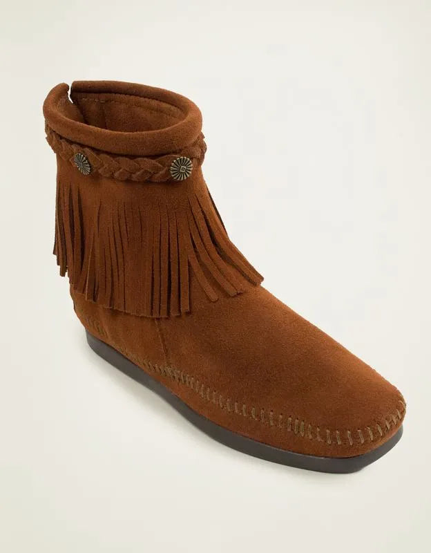 Minnetonka Back Zip Softsole Boot