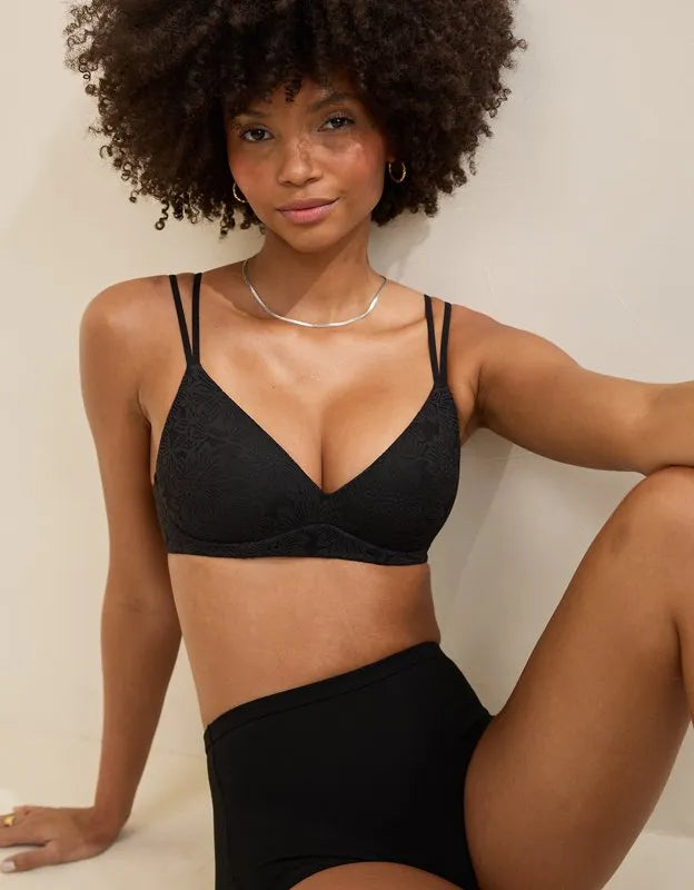Sunnie Bloom Lace Wireless Push Up Bra