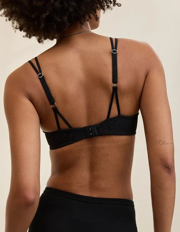 Sunnie Bloom Lace Wireless Push Up Bra