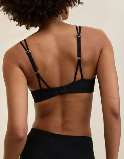 Sunnie Bloom Lace Wireless Push Up Bra