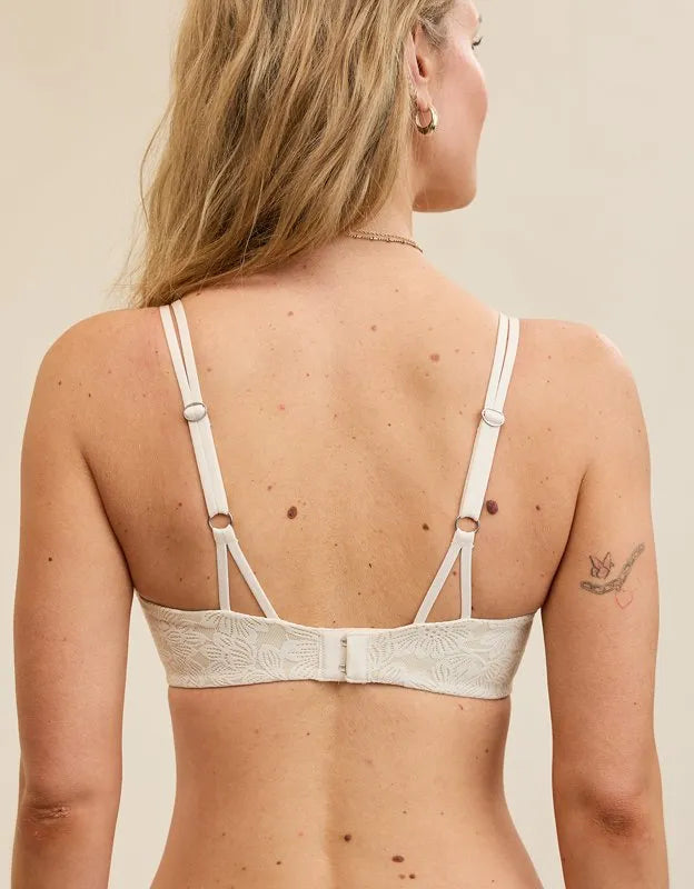 Sunnie Bloom Lace Wireless Push Up Bra