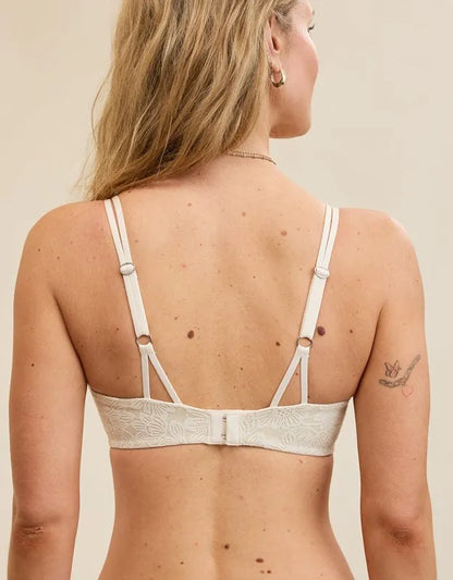 Sunnie Bloom Lace Wireless Push Up Bra