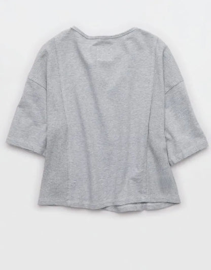 Aerie Unwind Waffle T-Shirt