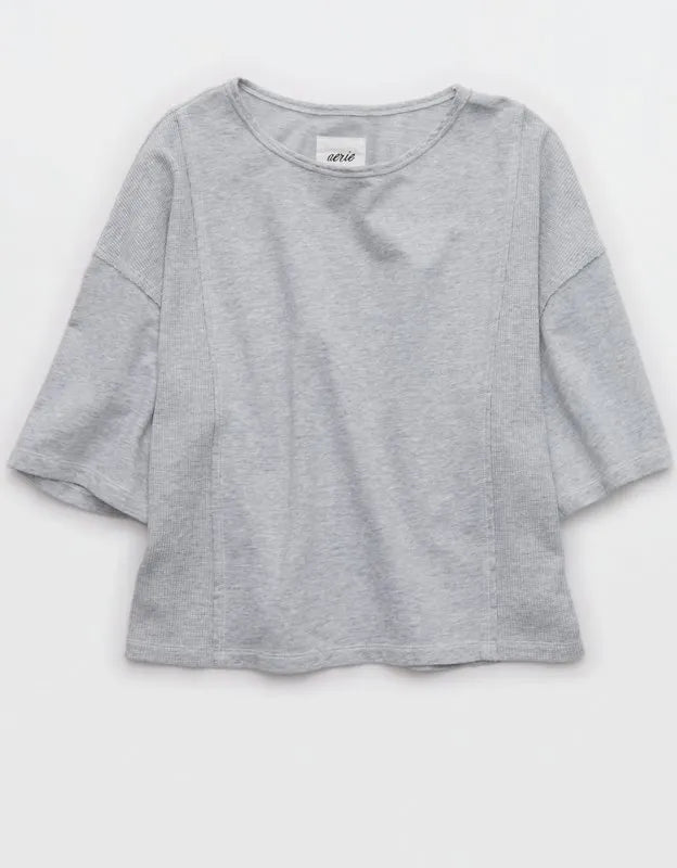 Aerie Unwind Waffle T-Shirt