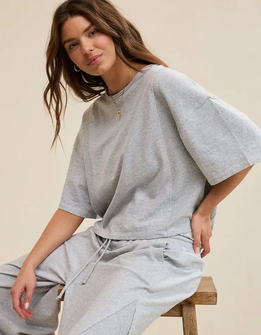Aerie Unwind Waffle T-Shirt