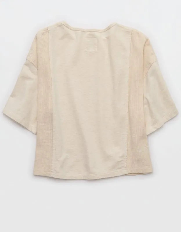 Aerie Unwind Waffle T-Shirt