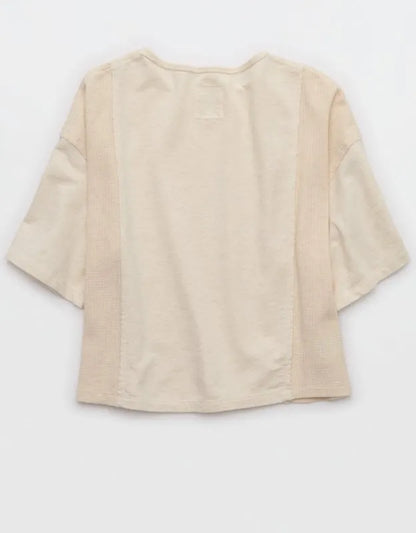 Aerie Unwind Waffle T-Shirt