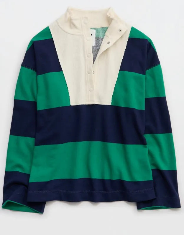 Aerie Quarter Snap Sweatshirt