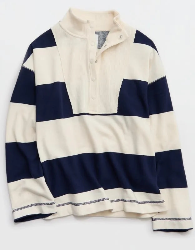 Aerie Quarter Snap Sweatshirt