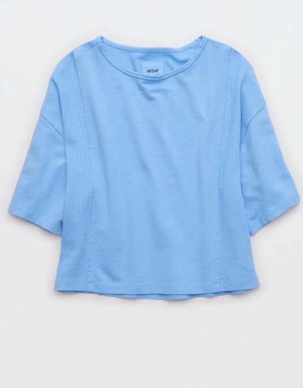Aerie Unwind Waffle T-Shirt