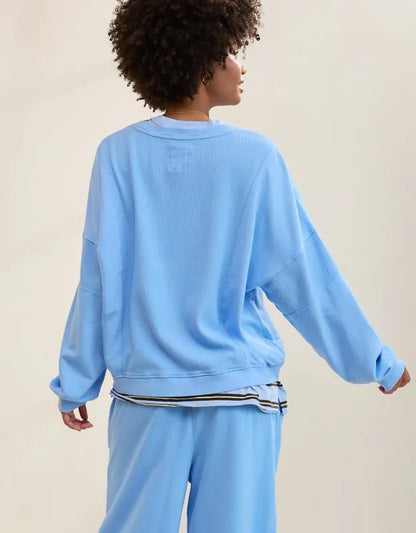 Aerie Unwind Waffle Long Sleeve T-Shirt