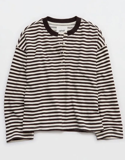 Aerie Alumni Henley Sweatshirt