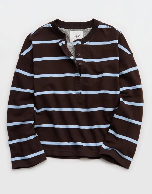 Aerie Alumni Henley Sweatshirt