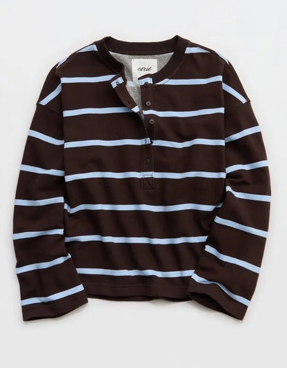 Aerie Alumni Henley Sweatshirt