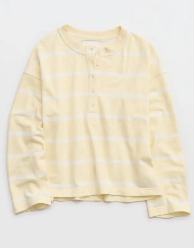 Aerie Alumni Henley Sweatshirt