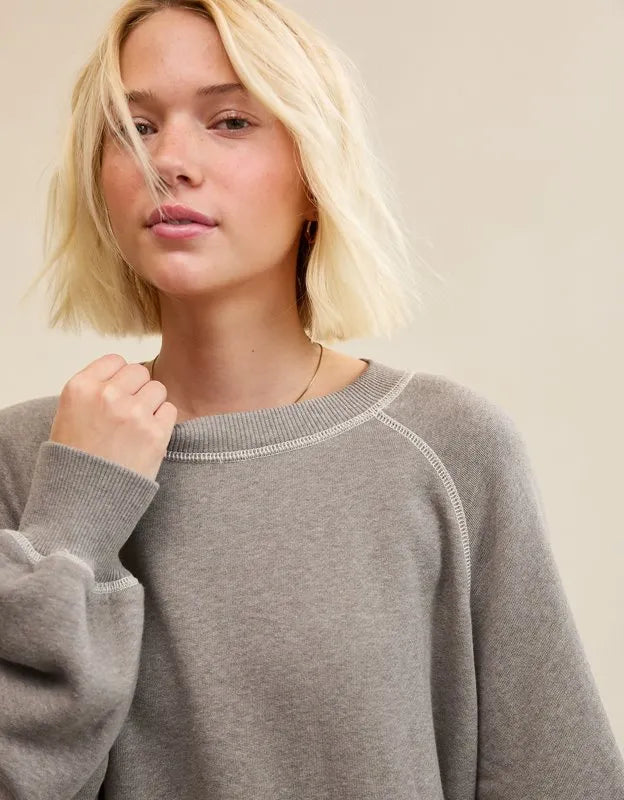 Aerie Go-To Classic Length Crew Sweatshirt